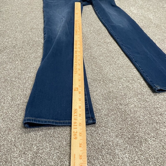 Betabrand womens pull on straight jeans size large high rise dark wash stretch - Picture 5 of 12